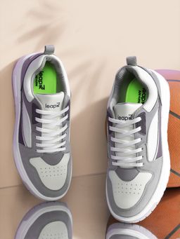 LIBERTY - Leap7x LAPON-1E Casual Lace-Ups Sneakers for Men - Grey