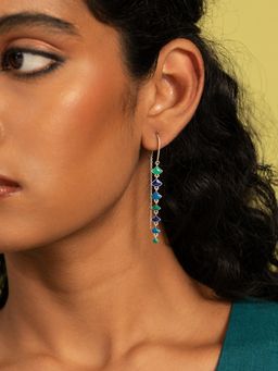 Shaya by CaratLane - Multi-Color Owning My Goofy Self Sui Dhaga Earrings Crafted In 925 Silver