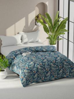 BIANCA - KOPA Microfiber Double Comforter For All Weather - Blue