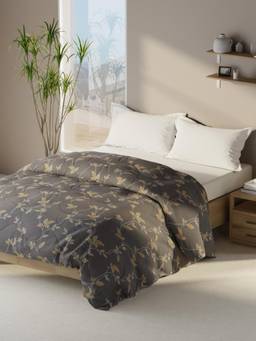 KOPA - Super Soft Microfiber Double Comforter For All Weather - Grey