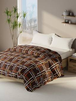BIANCA - KOPA Microfiber Double Comforter For All Weather - Brown