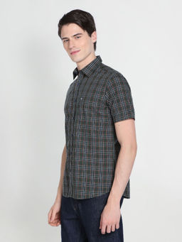 Arrow - Tartan Check Cotton Casual Shirt