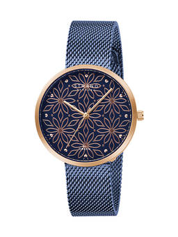 Strand by Obaku - Meadow Ocean Blue Dial Quartz Watch For Women (S700LXVLML-DM)