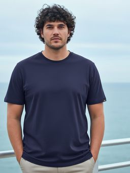 Bewakoof - Men's Blue Plus Size T-shirt