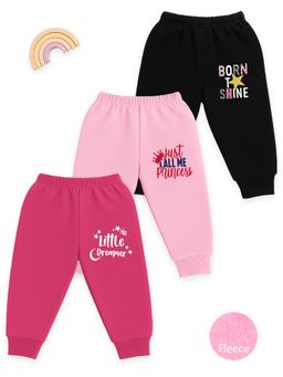 Kuchipoo - Baby Girl Joggers (Pack of 3)