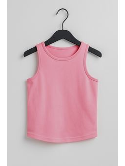 Misbis - Girl's Solid Pure Cotton Innerwear Vest