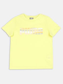 Puma - Graphic Boys Yellow T-shirt