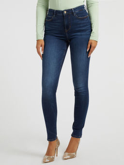 Guess - Blue High Rise Skinny Fit Denim Jeans