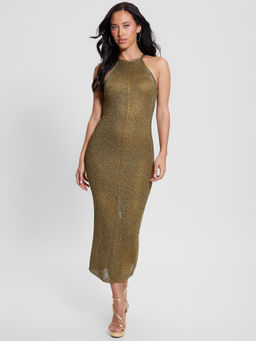 Guess - Green Bodycon Sweater Dress