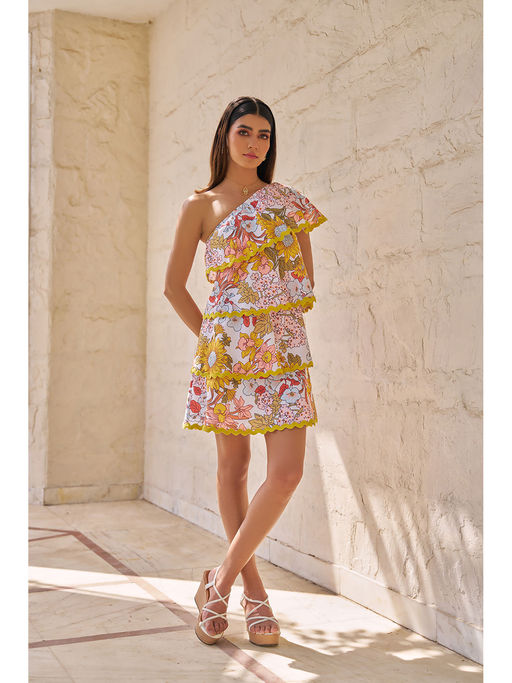 Buy By The Bay Nova Ruffle Dress (XS) Online