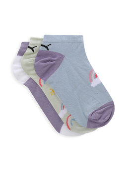 Puma - Aop Sneaker Kids Multi-Color Socks (Pack of 3)