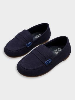 Mi Arcus - Boys Navy Blue Casual Slip On Loafers