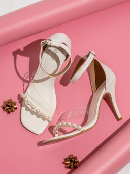Inc.5 - Women White Party Sandal Heels