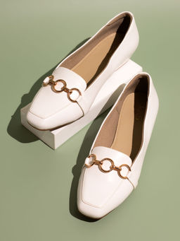 Inc.5 - Women White Casual Loafers