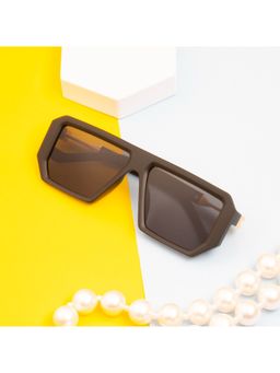 TED SMITH - UV Protection Aviator Sunglasses for Men Women Stylish Trending Fashion Trump_C1