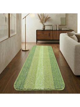 Saral Home - Soft Microfiber Anti-Skid Runner-Green