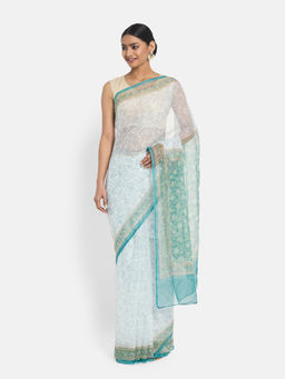 Fabindia - Cotton Silk Jaal Saree