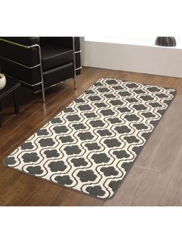 Saral Home - Cotton Jacquard Kitchen-Bedside Runner-Grey-70X130 Cm