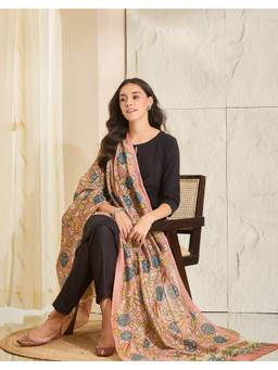 Fabindia - Multi Cotton Silk Kalamkari Dupatta