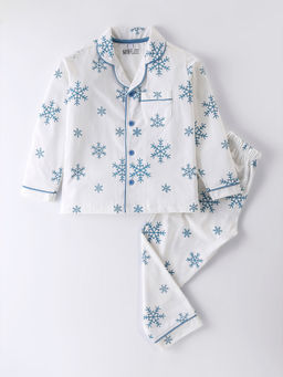 Nite Flite - Snowflake Shirt and Pyjama (Set of 2)