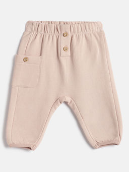 Chicco - Girls Pink Relaxed Fit Pleated Joggers