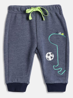 Chicco - Boys Printed Blue Joggers