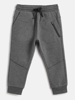 Chicco - Boys Grey Solid Joggers