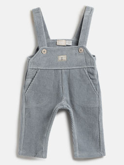 Chicco - Boys Grey Corduroy Dungaree
