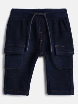 Chicco - Boys Navy Blue Regular Fit Mid-Rise Jeans