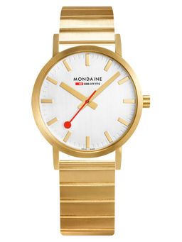 Mondaine - Classic Hours Analog Dial Color White Men's Watch- A660.30314.16SBM