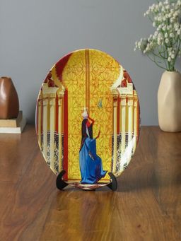 The Decor Mart - Yellow Gate Wall Plate