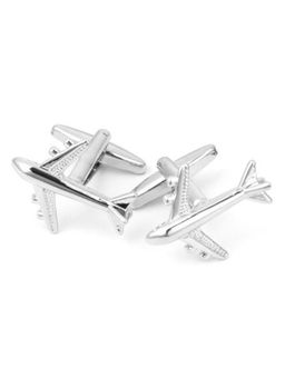 Peora - 316L Airplane Plane Jet Pilot Pair Shirt Cufflinks For Men Corporate Business Gift (PX9CL56)