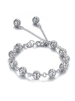 Peora - Alloy Silver Plated Elegant Bracelet for Women (PX9B107)