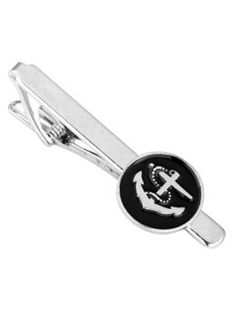 Peora - 316L Stainless Steel Anchor Simple Classic Neck Tie Bar Clasp Clip for Men Boys (PX9T04)