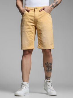 Jack & Jones - Yellow Regular Fit Shorts