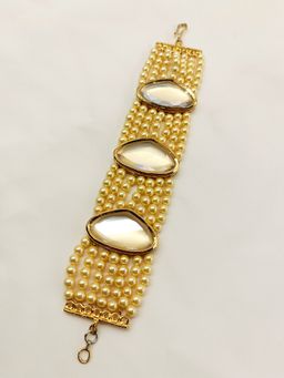 AG'S - Shriyanshi Golden Kundan Bracelet