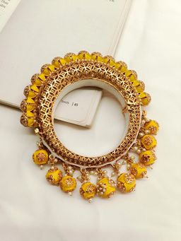 AG'S - Sonika Yellow Antique Kada