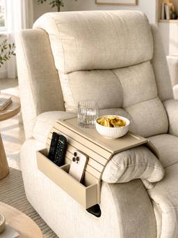 Mason Home - Multipurpose Sofa Tray - Beige