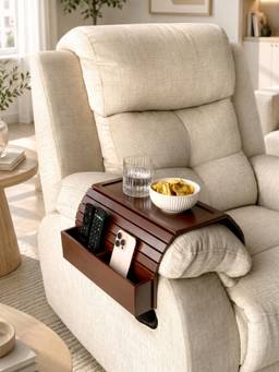 Mason Home - Multipurpose Sofa Tray - Walnut