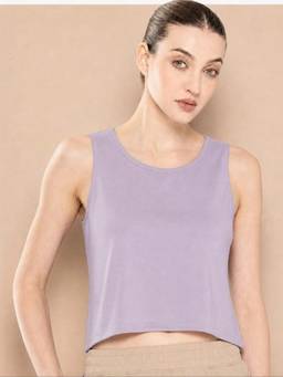 Alcis - Purple Sports Active Mesh Tank Top