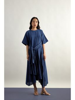 EchoStudio - Navy Ridge Dress