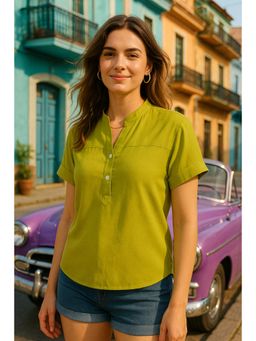 Maaesa - Women Solid Regular Fit Top