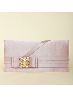 Peora - Rose Gold Clutch Purses for Women Handmade Evening Bridal Clutch - C106C