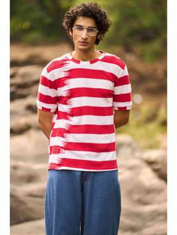dash and dot - Sinker Line Multicolor Tshirt