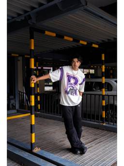 ORE OFE - White Raccoon Oversized T-Shirt