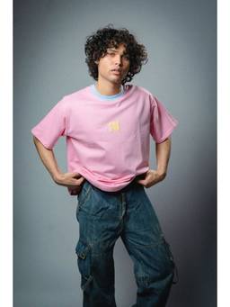 ORE OFE - Pink Basic Oversized T-Shirt