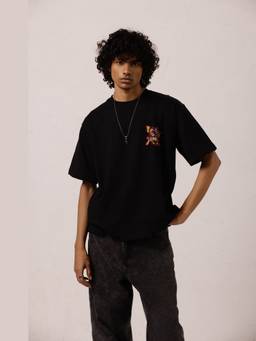 ORE OFE - Black Xolotl Oversized T-Shirt