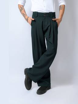 ORE OFE - Green Korean Trousers