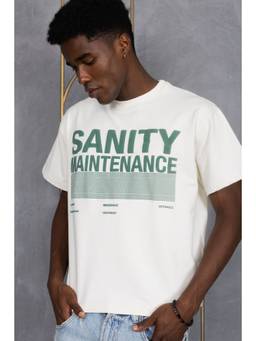 ORE OFE - White Sanity Maintenance Oversized T-Shirt
