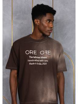 ORE OFE - Brown The Tailored Dream Oversized T-Shirt